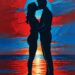man, woman, love, in love, romance, relation, nature, sea, red, blue, ai generated-8923382.jpg