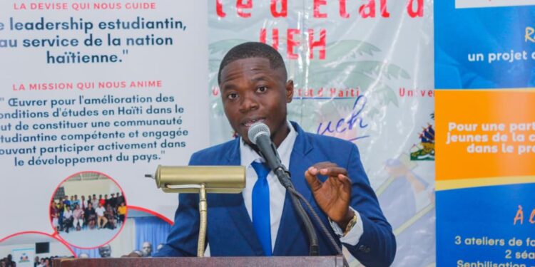 Pierre Marc BAPTISTE, un jeune leader qui s’engage dans la transformation sociale des jeunes