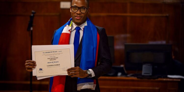 Marcken Love Gloire Gens Guerrier : 19 années d’engagement social couronnées par une distinction internationale en faveur de la paix